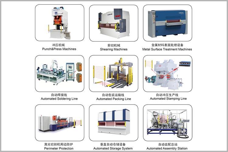 萊恩安全光幕、安全控制產品應用 萊恩安全光幕、安全控制產品應用